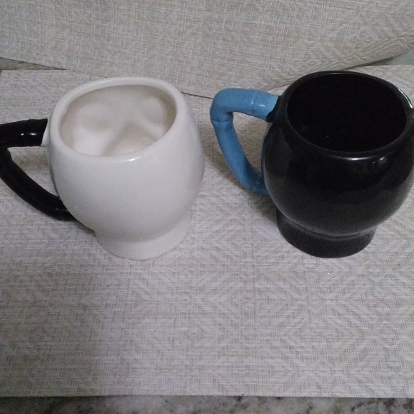 Sugar Skull Mugs Set of 2 Day of the Dead Día de Los Muertos Ceramic Mugs - Picture 5 of 6